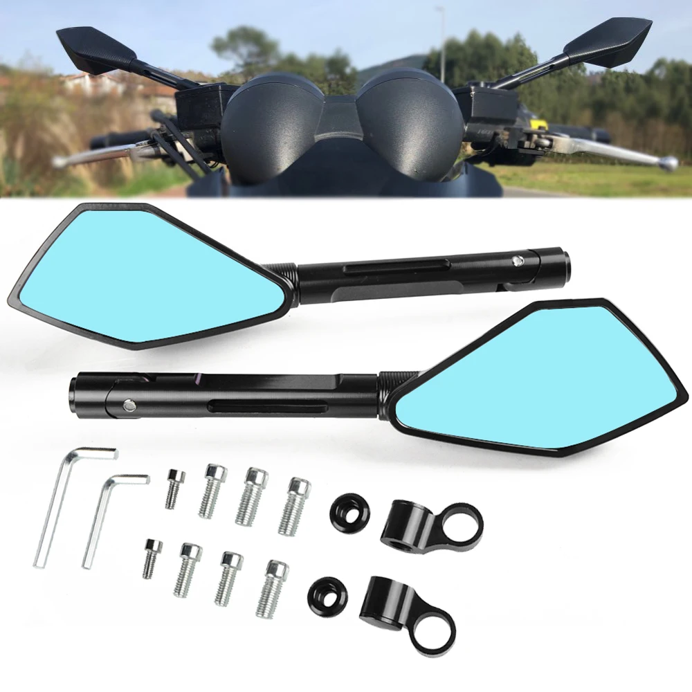 

For YAMAHA MT125 MT 125 MT-125 2015 2016 2017 2018 Motorcycle Adjustable Folding Mirrors Moto Rearview Blind Spot Side Mirror