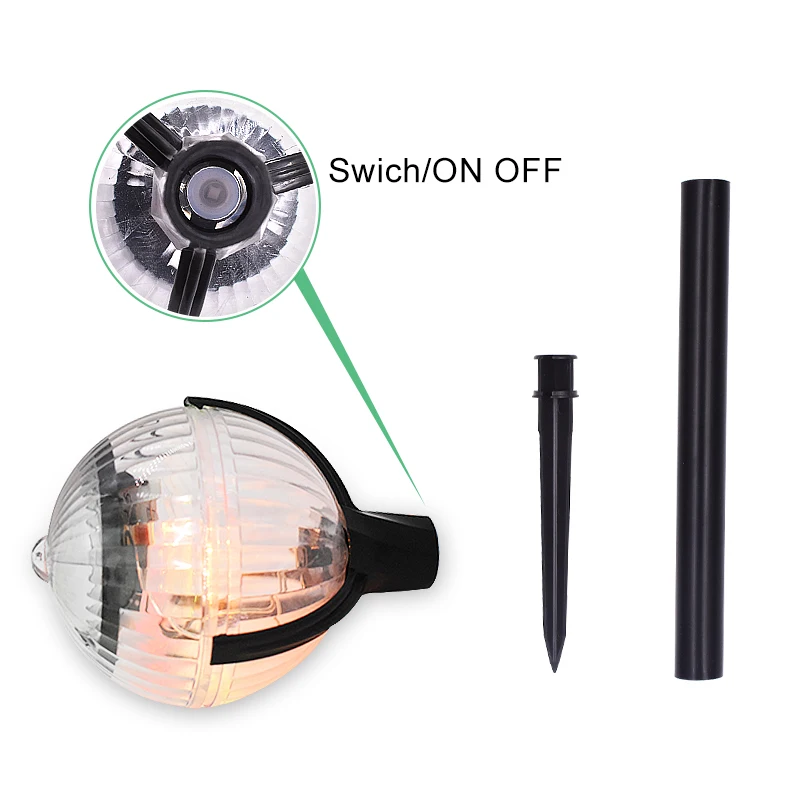 Светильник на солнечной энергии 7 цветов меняющий цвет прочный садовый