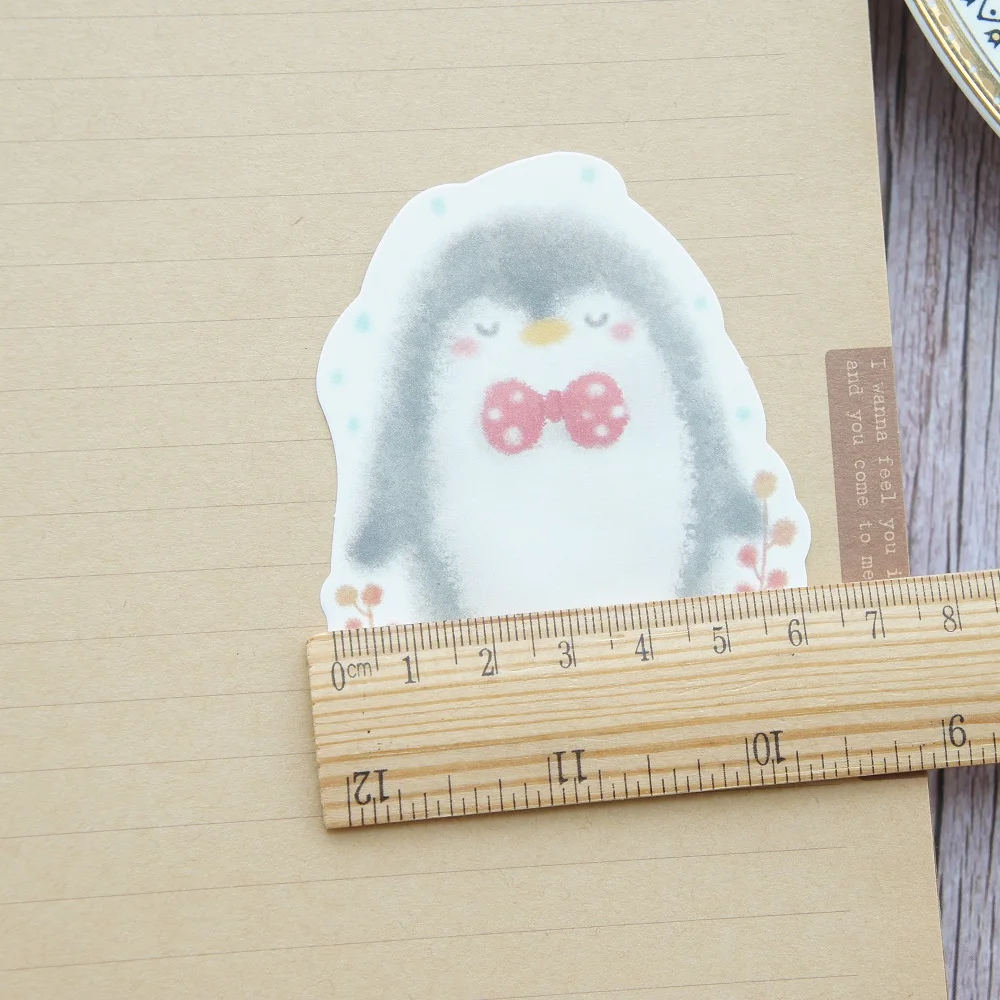 30 шт. DIY пингвин зимой не пробуждайте дизайн бумаги как творческий бумажный фон