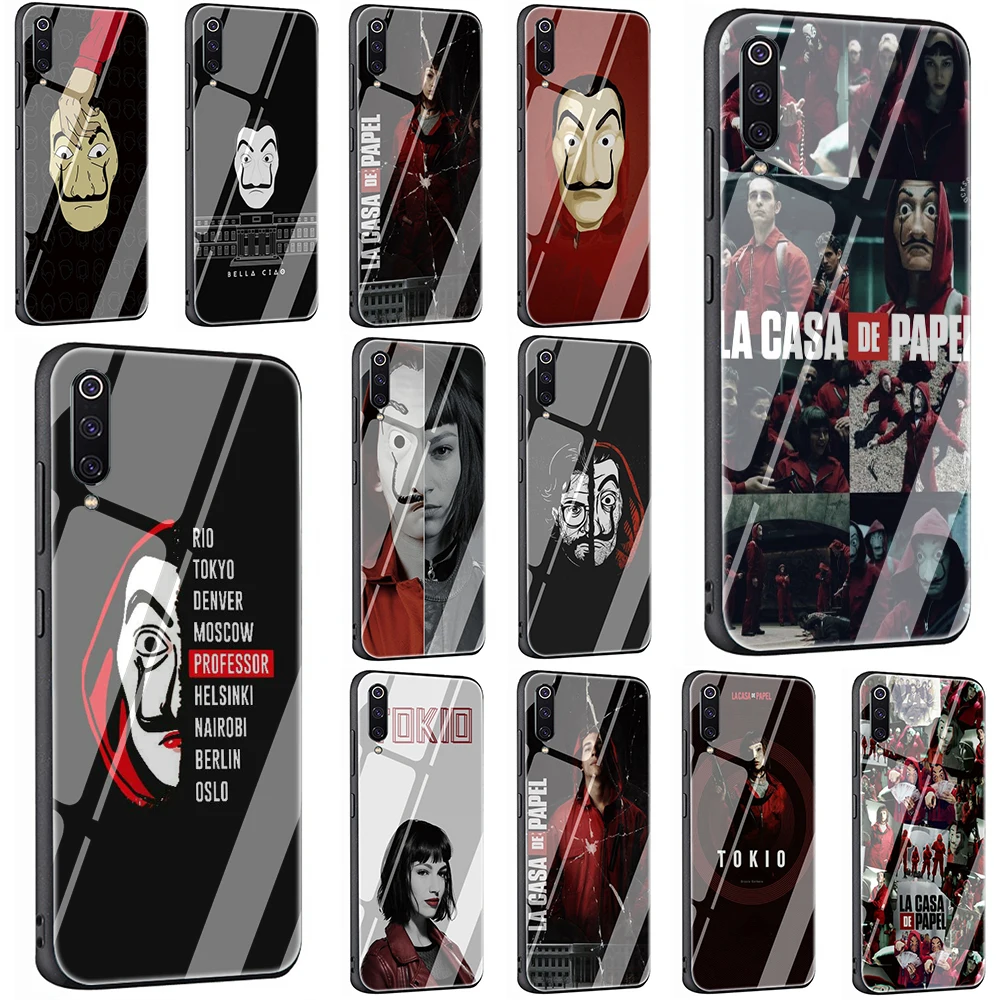 Чехол для телефона La Casa de Papel из закаленного стекла Xiaomi Mi 8 9 Redmi 4X 6A Note 5 6 7 Pro Pocophone