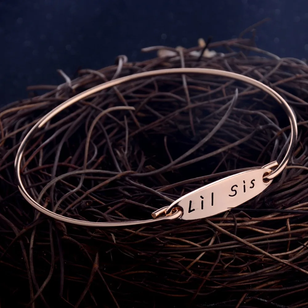 Bespmosp Family Sister Bangle Best Friends Charm Bracelet Women Girl Jewelry For Sister's Gifts Friendship BFF Gold | Украшения и