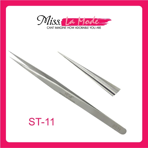Пинцет VETUS для наращивания ресниц тонкий наконечник легко выбрать|tweezers eyelash|tweezer