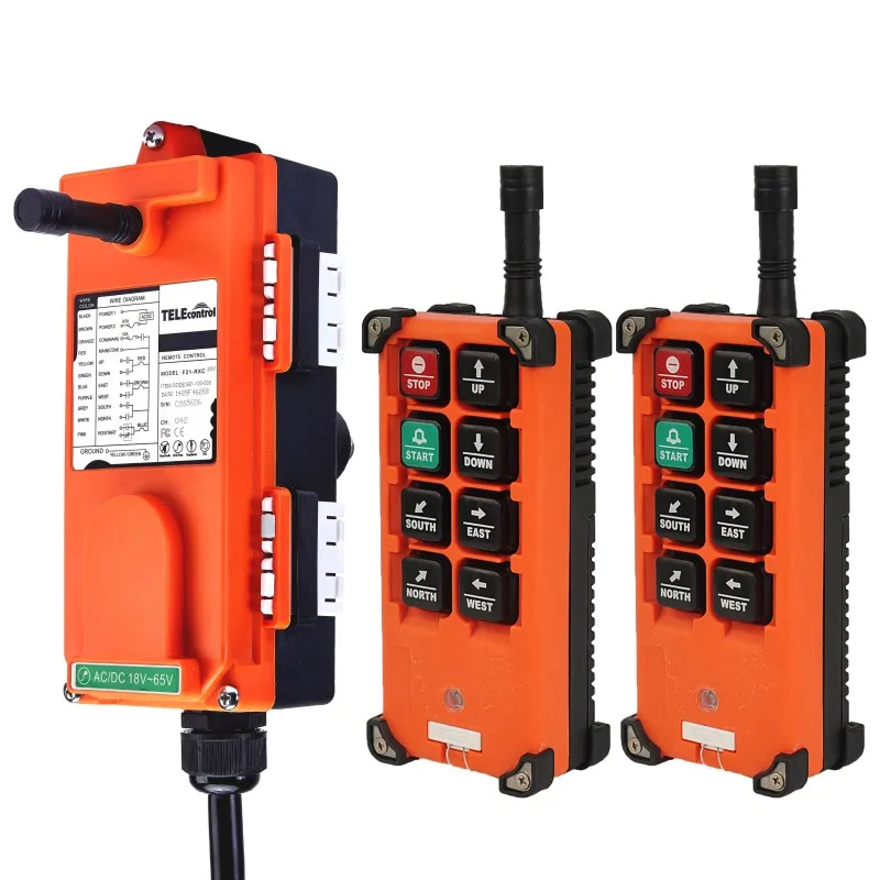 Super quality F21-E1B radio wireless industrial remote control 2 transmitter to 1 receiver original telecontrol | Электроника