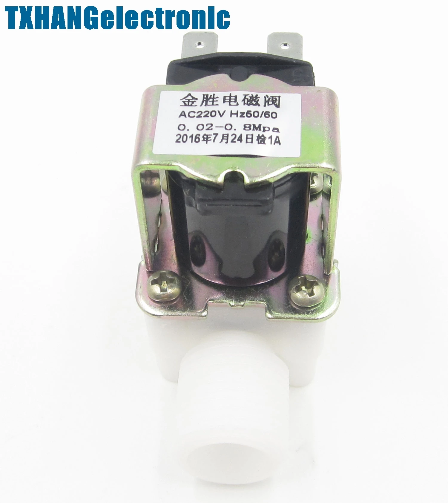 1/2 &quotN/C AC220V Магнитный N/C Электрический Соленоидный клапан водяной воздушный