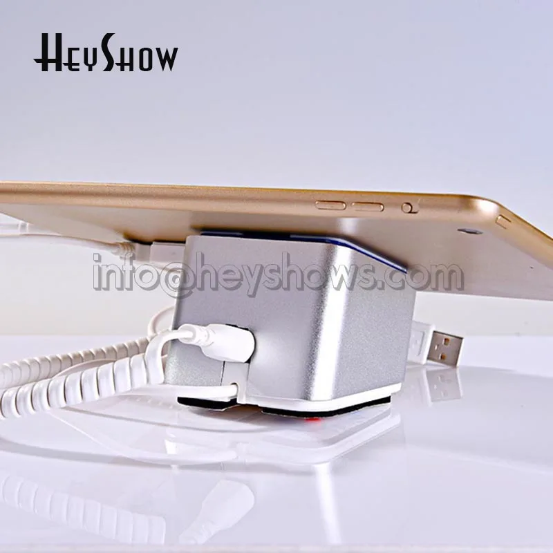 Prezzo 6PCS Tablet Display Di Sicurezza Supporto Antifurto Ipad Ricarica Android Dispositivi Antifurto Apple Samsung Per Negozio Al Dettaglio