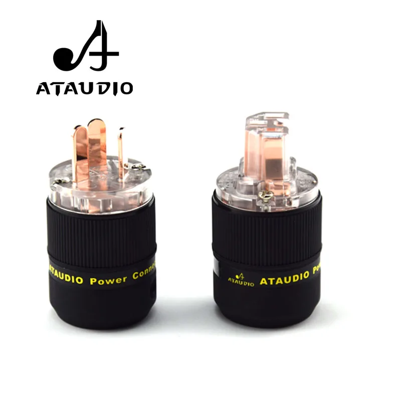 ATAUDIO Hifi Разъем питания одна пара GB разъем + гнездовой IEC|Коннекторы и разъёмы| |