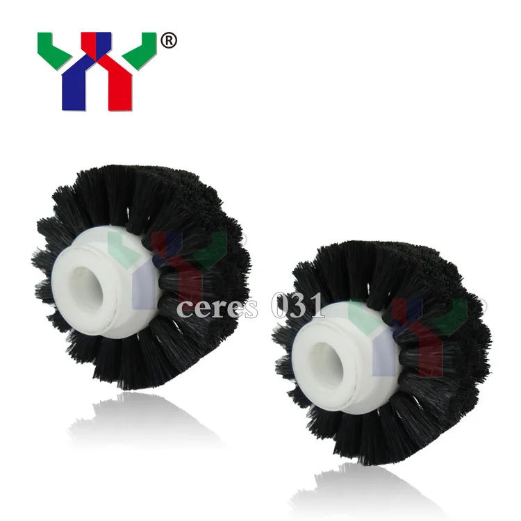 10 pcs/pack ceres 031 Print Area Brush Wheel for Kaonao Machine Black 12*60*35mm | Cartridge Chip