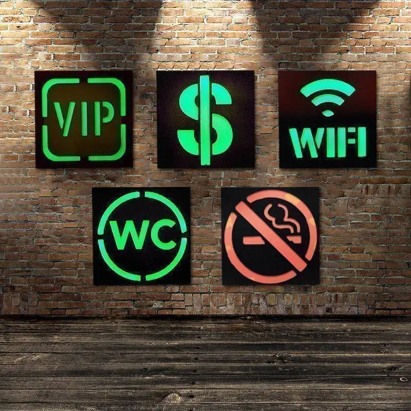

Неоновые светодиодные вывески «не курить», настенный светильник для бара, паба, кафе, настенное украшение с маркировкой, настенные таблички...