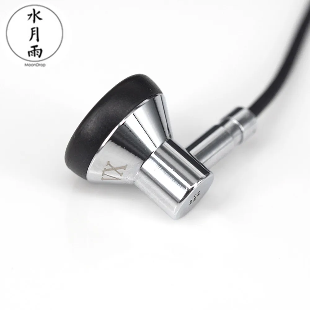 Moondrop VX классические динамические наушники в ухо супер бас HiFi гарнитура латунные наушники вкладыши 4N OFC кабель обновления