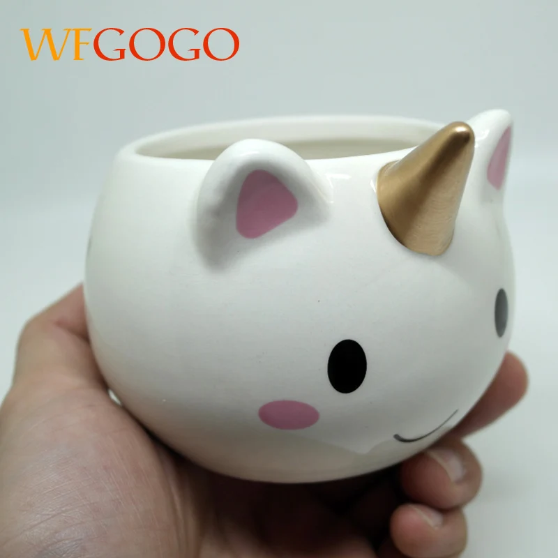 Керамические милые Мультяшные кружки WFGOGO чашка для молока кофе напитков 300 400 мл