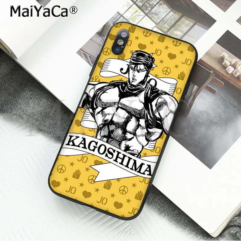 Мягкий силиконовый чехол MaiYaCa jojo для Apple iPhone 8 7 6 6S Plus X XS MAX 5 5S SE XR|Бамперы| |