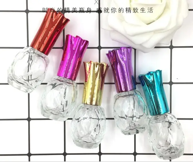 

Прозрачная крышка для цветов, 12 мл, ананасовый стеклянный спрей, пустая бутылка для парфюма, 100 шт./лот