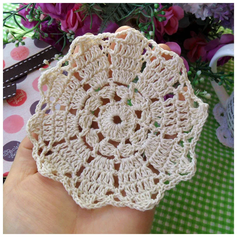 Подставка под кружево сделай сам 10 см 40 шт.|cup pad|lace doiliespad pad |