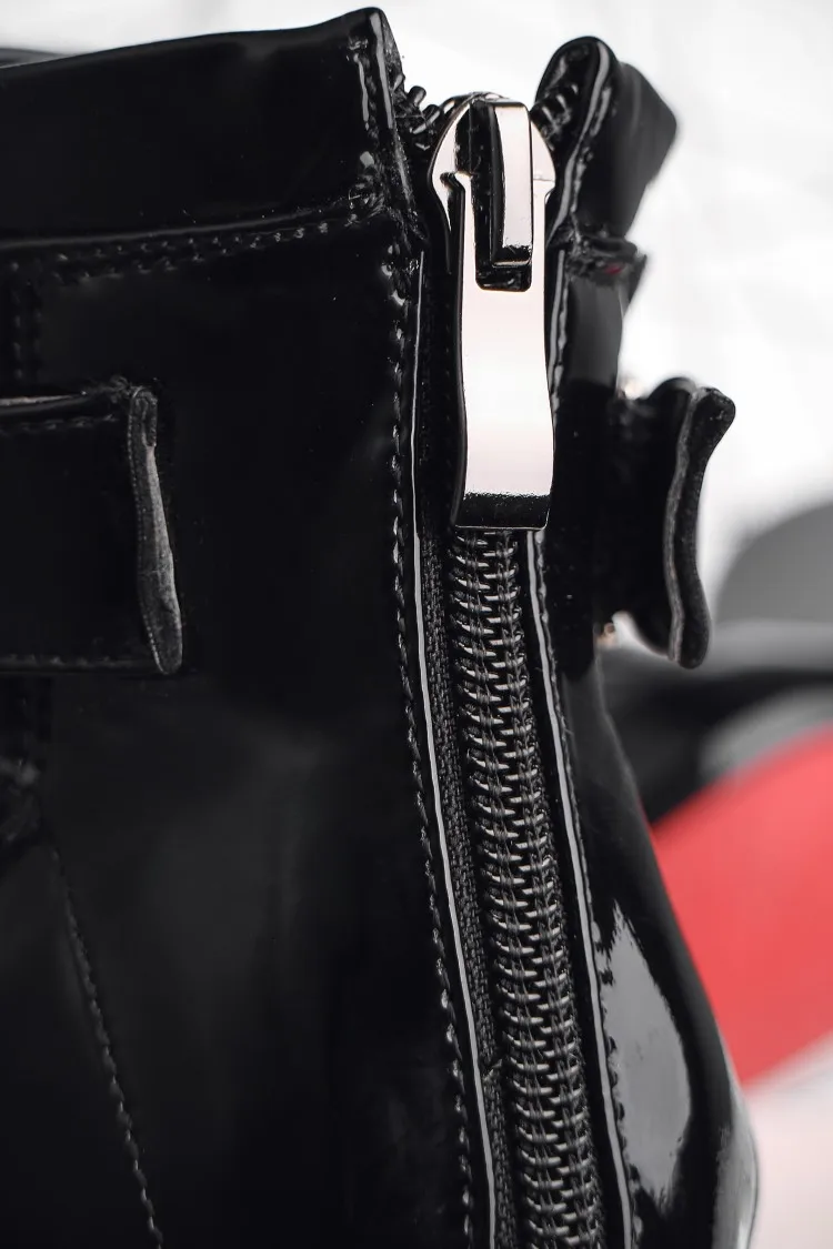 ASILETO/весенние Ботильоны на каблуке с заостренным носком и пряжкой обувь из