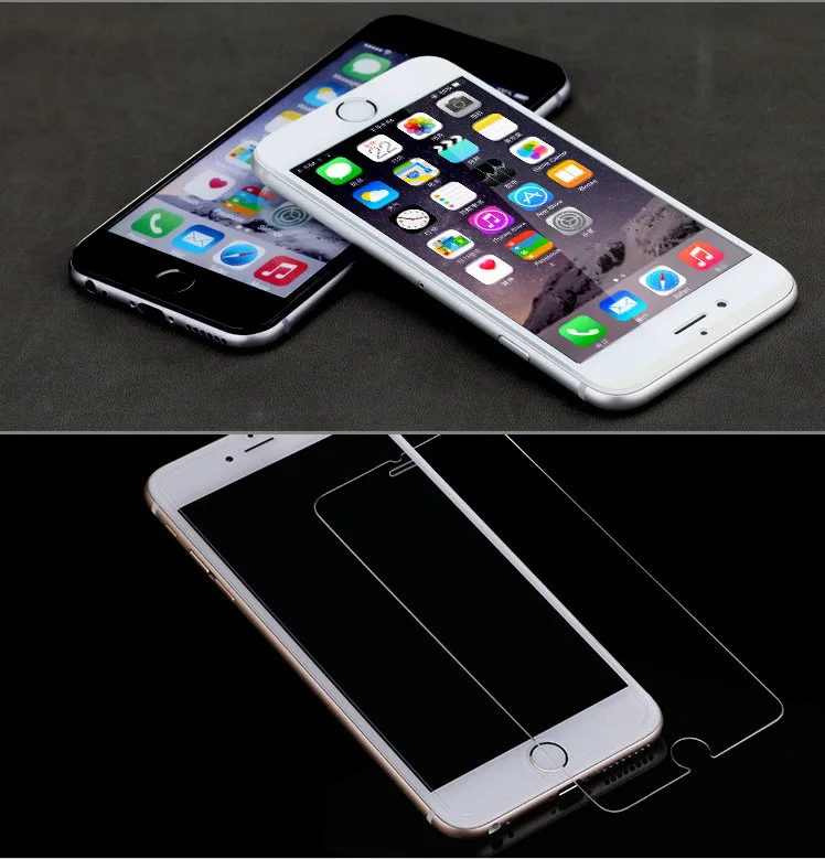 Защитное закаленное стекло для iphone se 5 4 8 6 7 X XS MAX XR plus|Защитные стёкла и плёнки