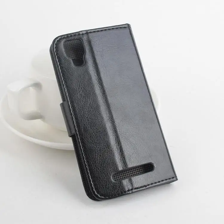 Luxury PU Leather Flip Cover Case for Explay Tornado Stand High Quality Book Card Slot Phone Cases | Мобильные телефоны и