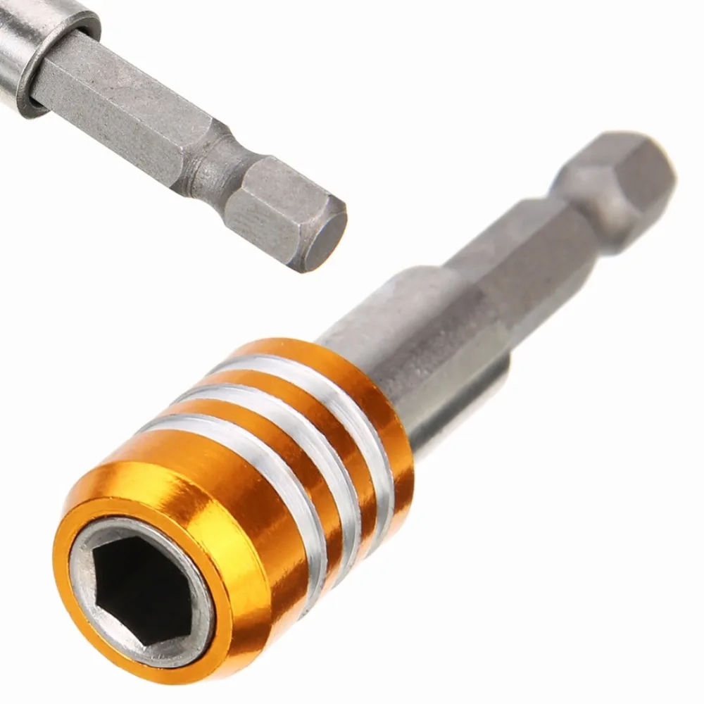 

60mm 100 mm 150mm 1/4" Magnetic Hex Shank Quick Release Drill Bit Screwdriver Screw Holder