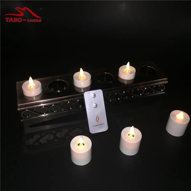 6 шт. Луминара Аккумуляторная Беспламенного Votive Свечи Светодиодный Tealight | Дом и