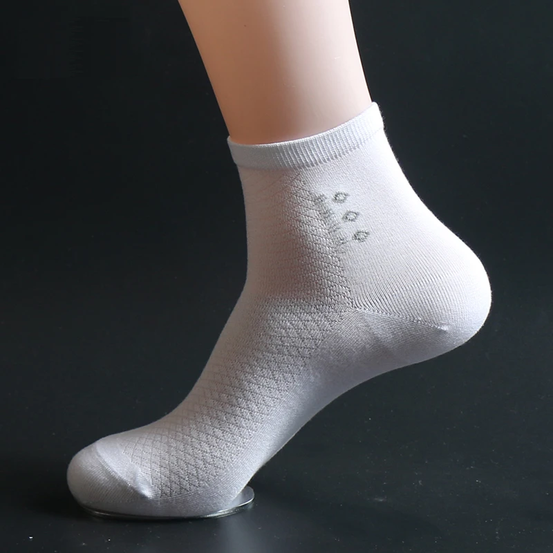 Носки мужские тонкие сетчатые из бамбукового волокна легкие Простые