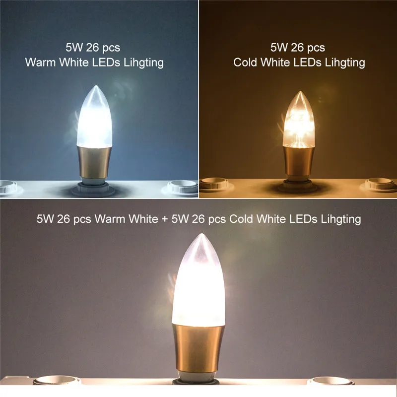 ZjRight E14 светодиодная энергосберегающая лампа 6 Вт 8 10 AC65-260V освещение для интерьера