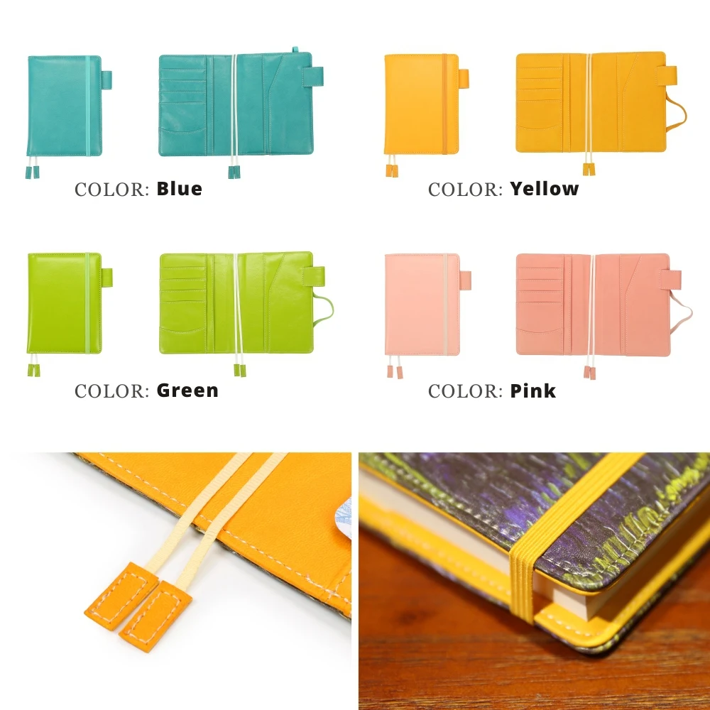 Блокнот А6 в горошек милый дневник клетку без надписей маленький блокнот для