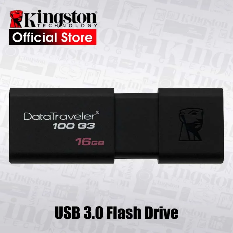 USB флеш накопитель Kingston DT100G3 128 ГБ 16 32 64 ГБ|USB флэш-накопители| |