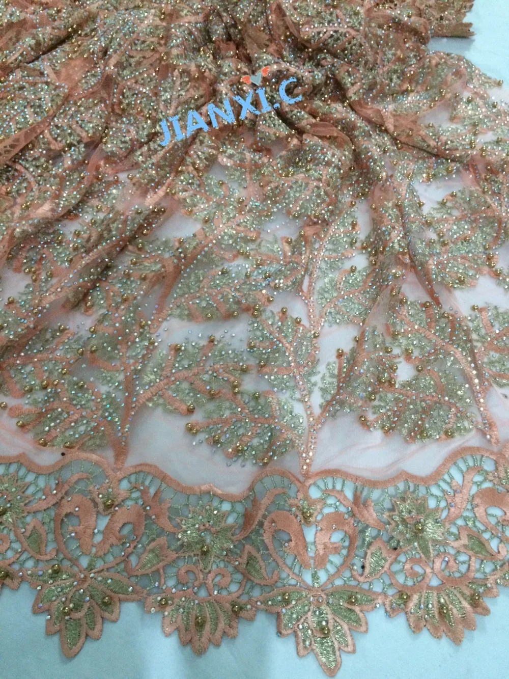 Изящная искусственная французская Тюлевая вышивка кружевная ткань с полными