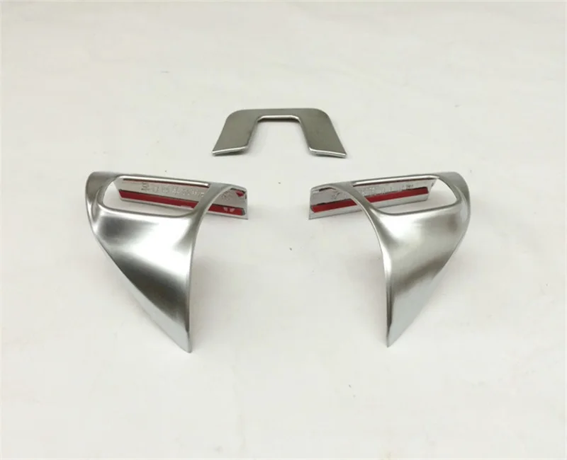 

Car Steering Wheel Botton Decoration Cover ABS Chrome For Volkswagen Tiguan 2010 2011 2012 2013 2014 2015 VW Auto Accessories