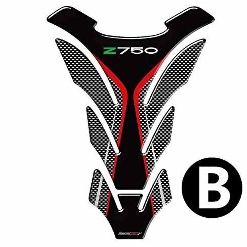 3D бак мотоцикла Pad Защитная Наклейка Наклейки чехол для Kawasaki Z750 Z750R Танк все