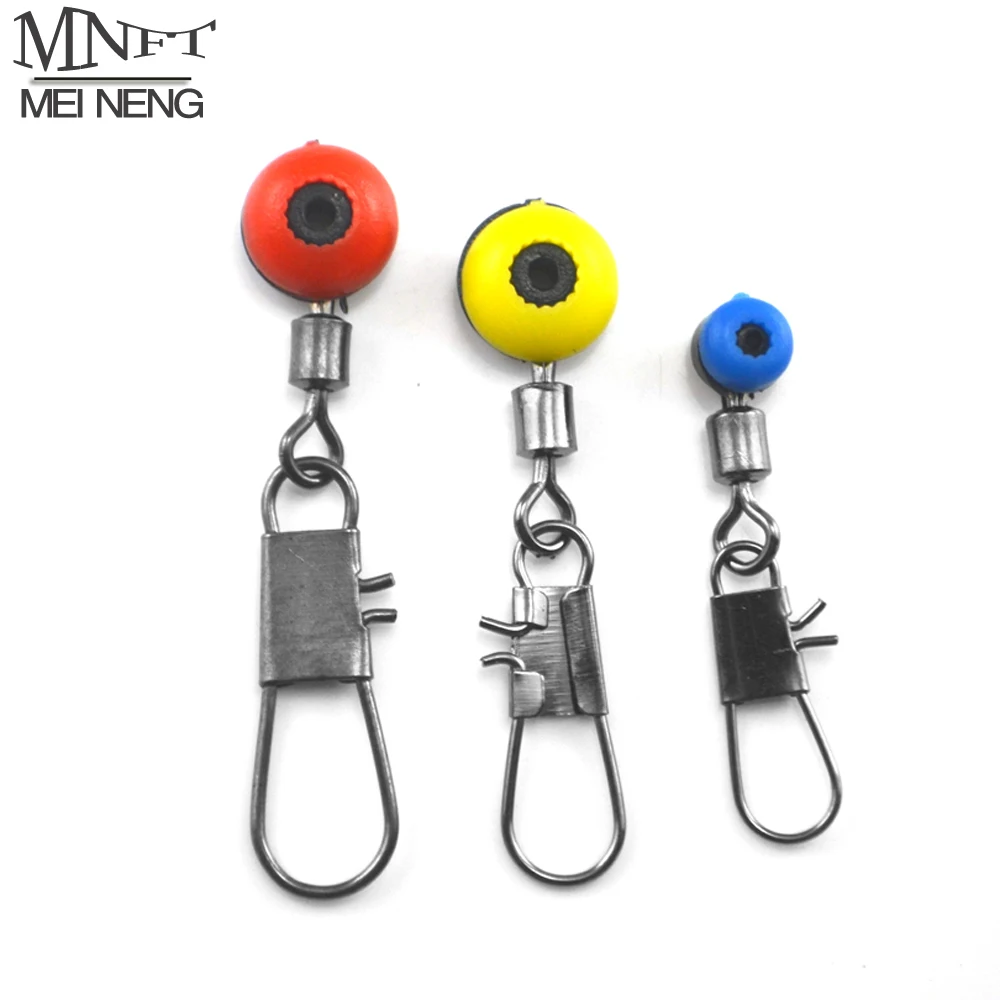

MNFT 100Pcs/lot Fishing Space beans Barrel Swivels Connector Snaps Tackle Fishing Rigs Links