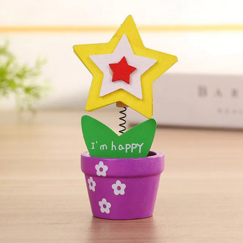 1 шт. Новая креативная деревянная красочная открытка с изображениями цветов