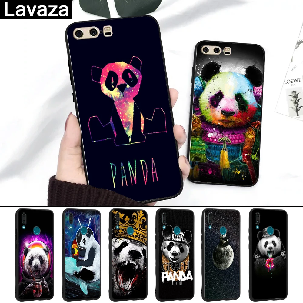 Lavaza Panda Dab на ПЗ прозрачном силиконовом чехле для Huawei P8 Lite 2015 2017 P9 2016 Mini P10 P20 Pro P Smart 2019