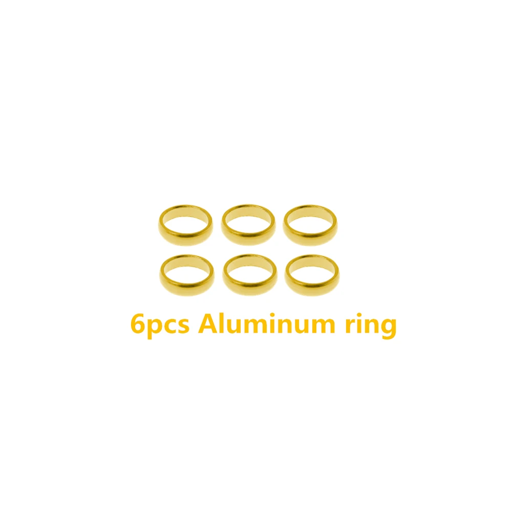 6pcs yellow ring Cavalier 6/100 шт Профессиональные Дартс кольцо для нейлона древки для Дартса уплотнительное кольцо стальные аксессуары для игры в дартс синий красный черный фиолетовый серебро - Цвет: 6pcs yellow ring