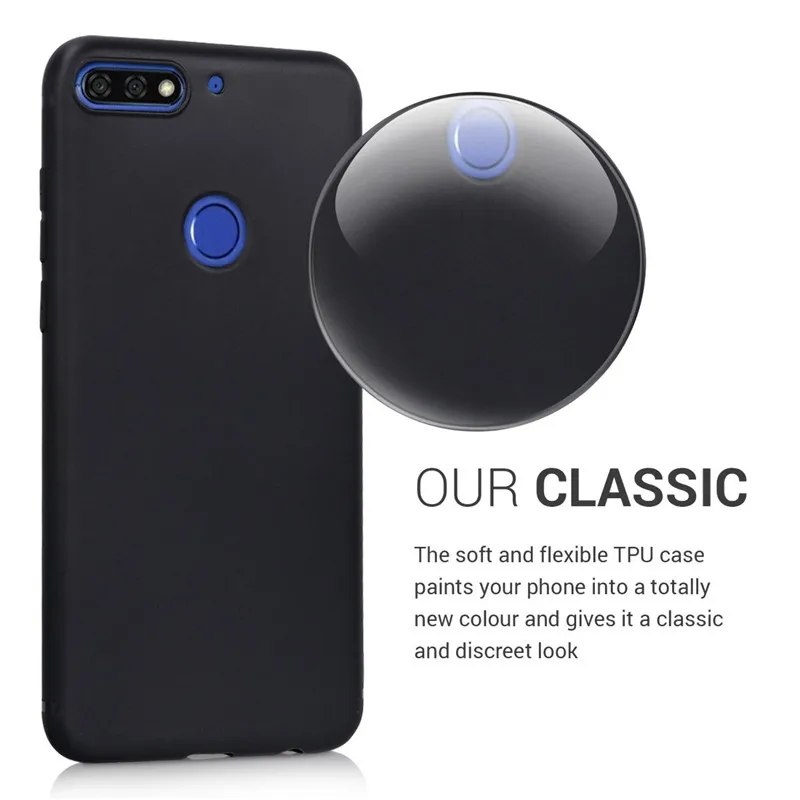 Чехол для Honor 7C Pro чехол Huawei мягкий силиконовый из ТПУ задняя крышка телефона 7 C 5 99