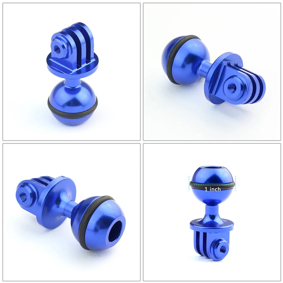 Aluminuml ball seat use for GoPro Hero and thousands of RAM Mount parts module