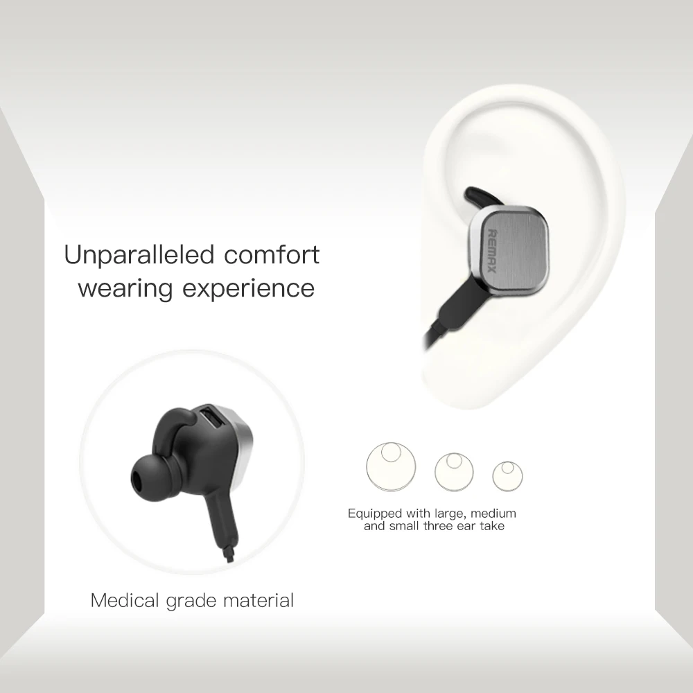 Беспроводные магнитные спортивные наушники REMAX S2 Bluetooth 4 2 со стереозвуком