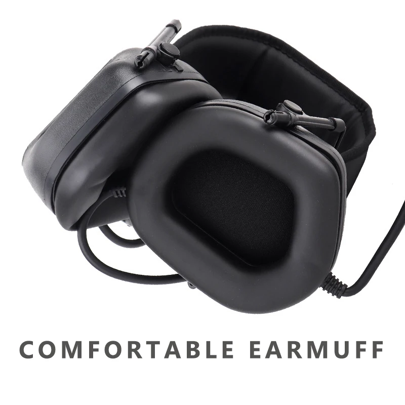 Тактическая гарнитура военная авиационная с шумоподавлением Стандартная защита