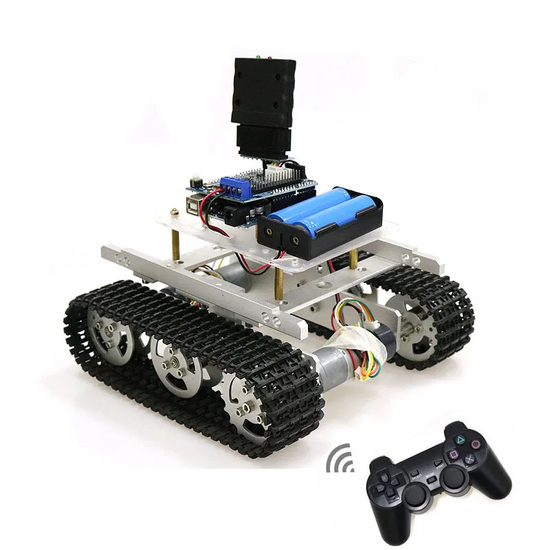 T100 ручка/Bluetooth/Wi-Fi RC управляемый робот-танк шасси автомобильный комплект для Arduino