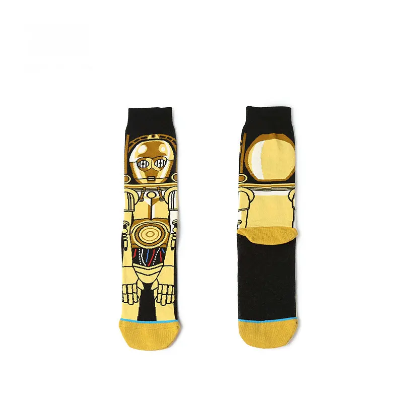 Autumn and winter new star wars socks figures personalized cotton | Женская одежда