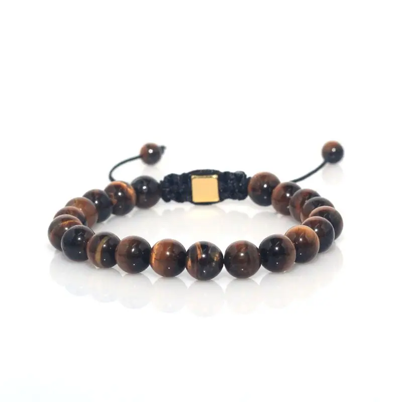 Женский браслет с бусинами из натурального камня 8 мм|bracelets for|tiger eye braceletmen bracelet |