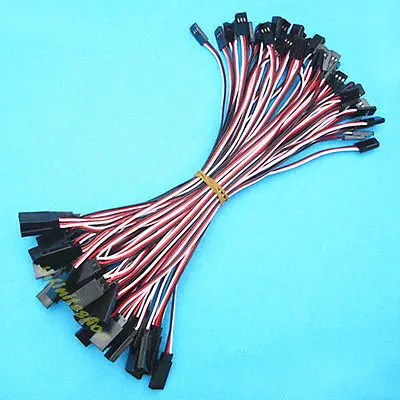 

50 x 20cm Servo Extension Cord Lead Wire For Futuba 3Pin Connector Cable