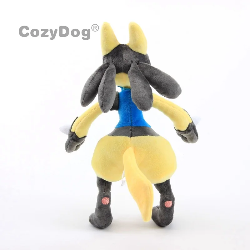 

2 Colors Mega Lucario X&Y Blue Yellow Plush Toys Dolls Cartoon Stuffed Animals 12" 30 cm