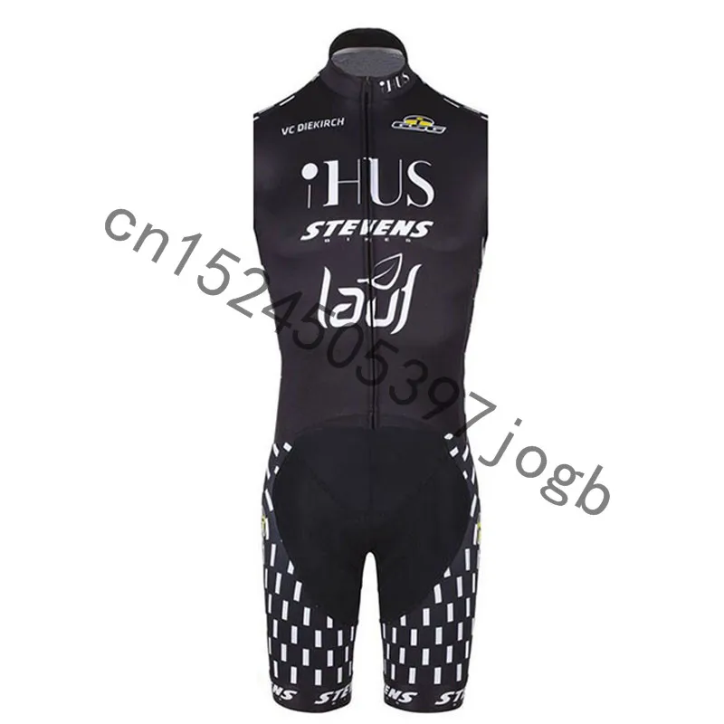 Pro Team триатлон костюм Мужской без рукавов Велоспорт Джерси Skinsuit комбинезон Ropa