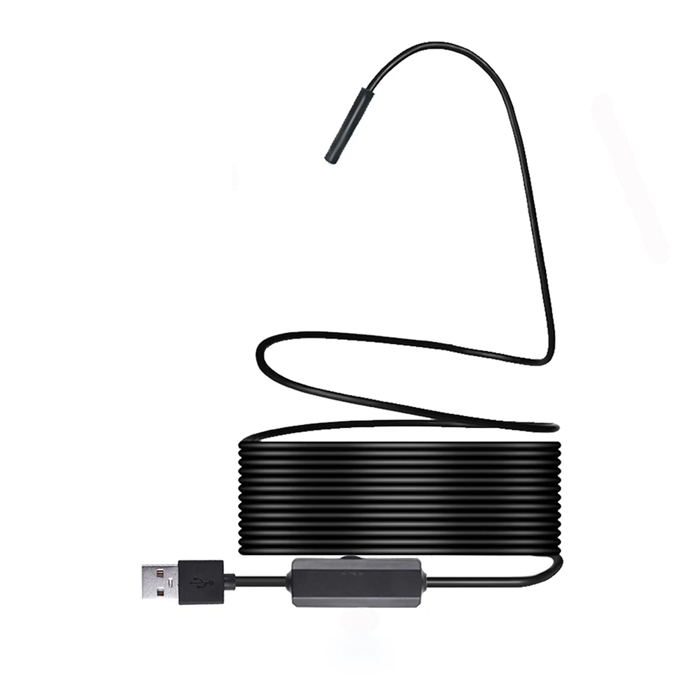 Wi-Fi эндоскоп HD 1200P 1-10 м с мягким проводом IP68 водонепроницаемая камера-бороскоп для
