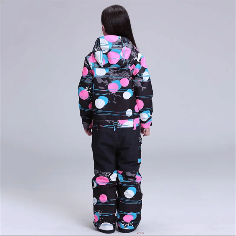 

Winter Gsou Snow Children Ski Suit Waterproof Windproof Snowboard Snow Female Outdoor Mountain Skiing Suit For Free freight