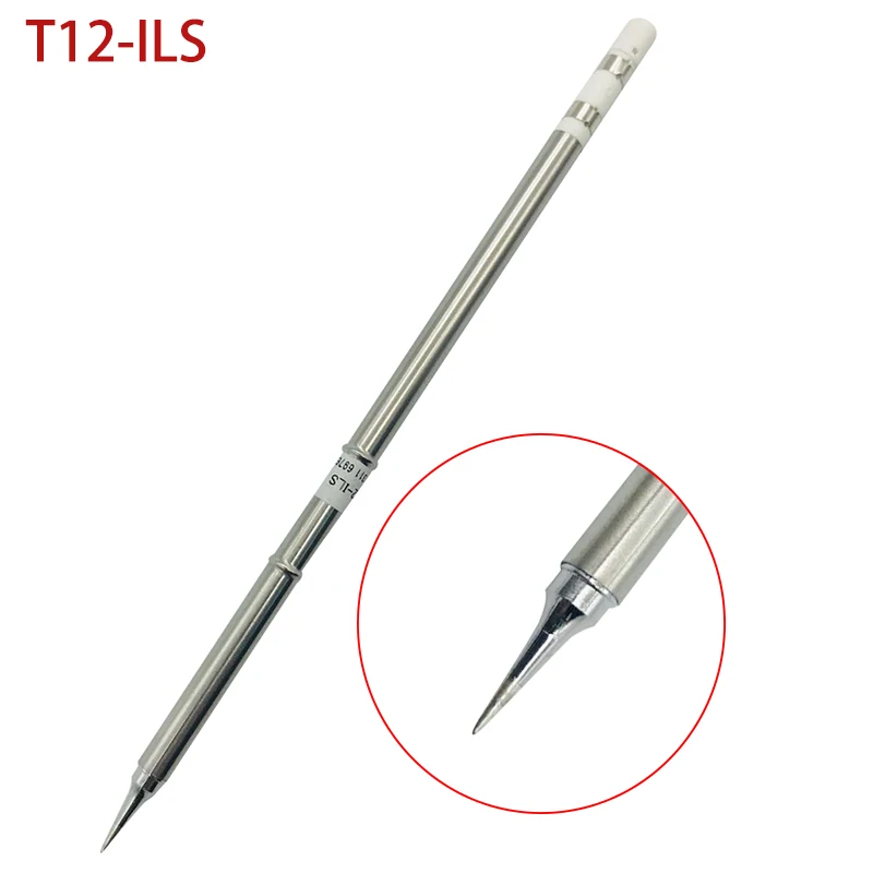 ILS T12 паяльник наконечники T12 серии Железный наконечник для Hakko FX951 STC и STM32 OLED паяльная станция Электрический паяльник - Цвет: ILS