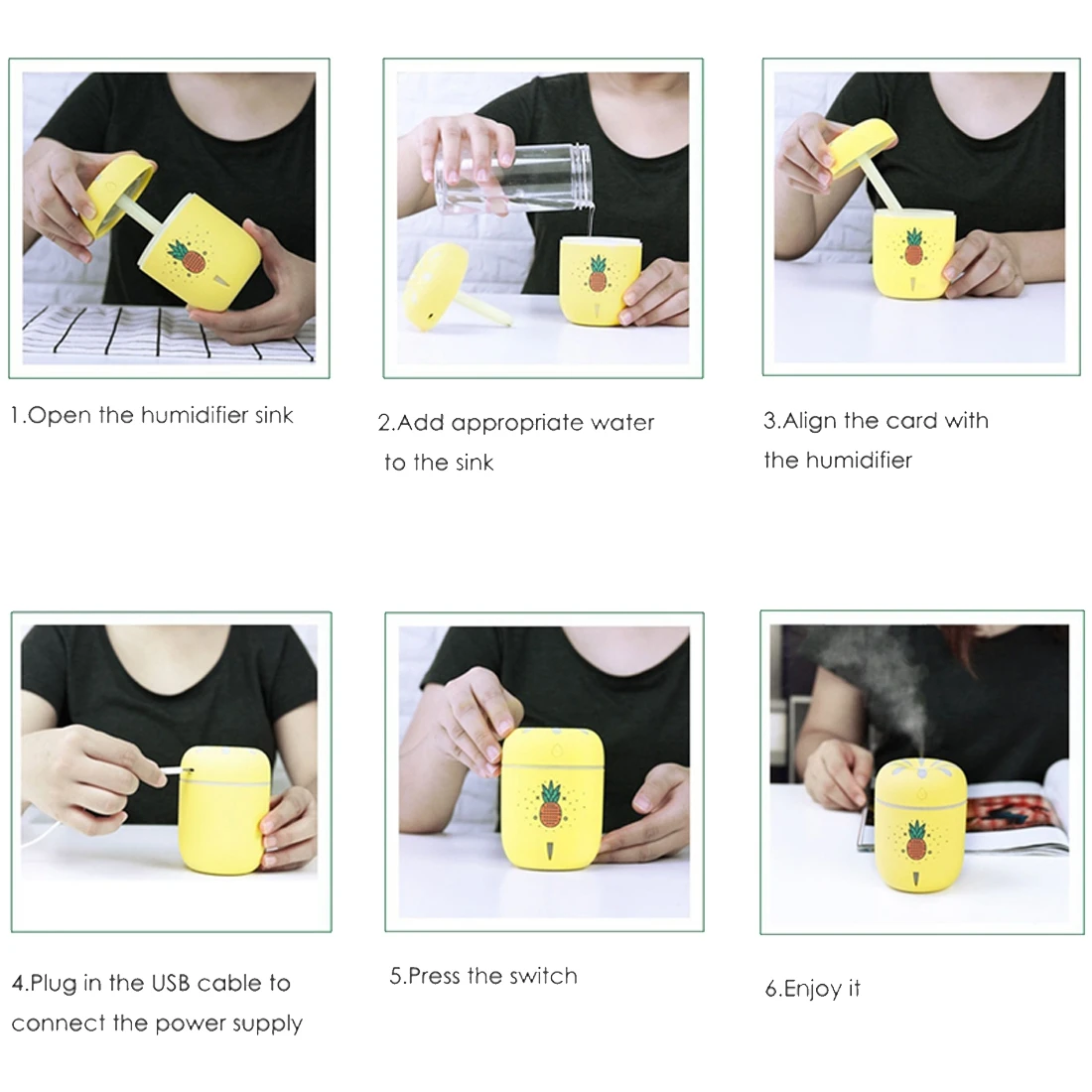 Светодио дный диффузор ароматерапия воздуха usb увлажнитель аромат мини