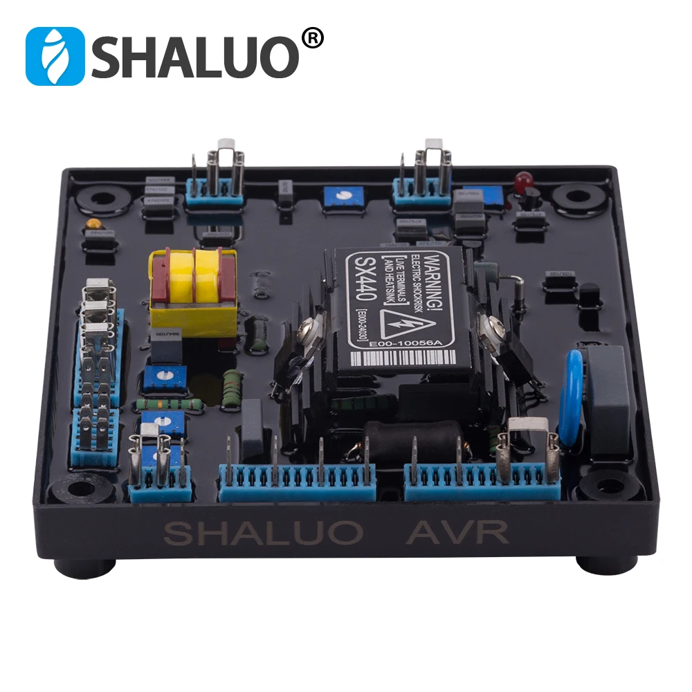 Черный AVR SX440 автоматический регулятор напряжения стабилизатор универсальный дизельный деталь генератора