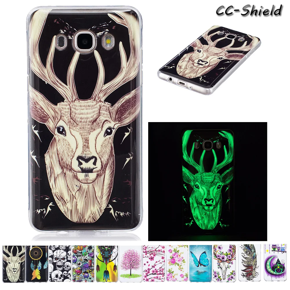Luminous Case for Samsung Galaxy J7 2016 SM-J710 SM-J710F SM-J710FN SM-J710FN/DS SM J710F J710FN J710FN/DS TPU Soft phone case |