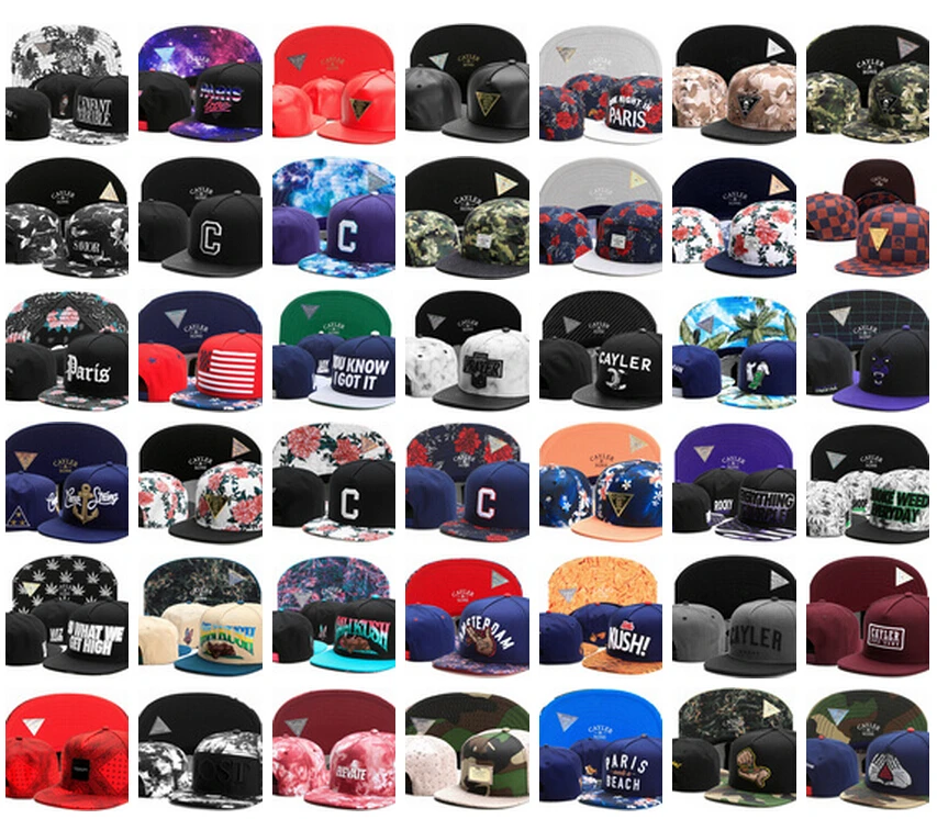 Для мужчин спортивные шапки, модные кепки смешанный стиль Snapback кепки в стиле хип-хоп 24 шт. в партии